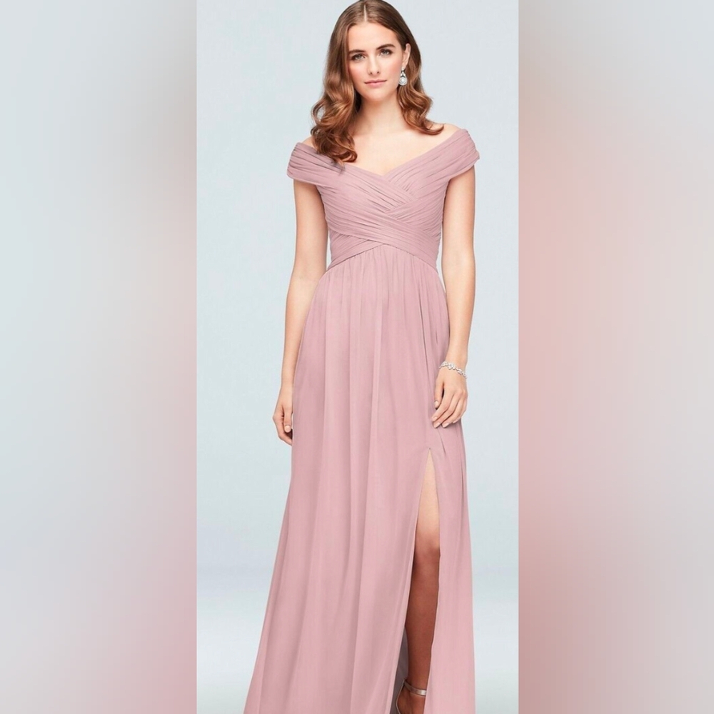 David's Bridal Blush Evening Gown / Bridesmaid Dress